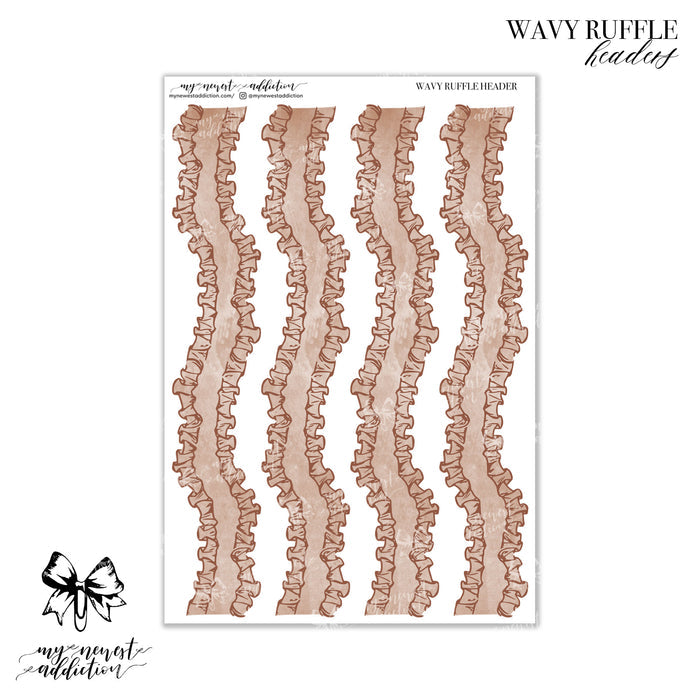 Wavy Ruffle | Headers