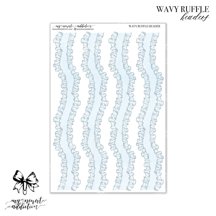 Wavy Ruffle | Headers