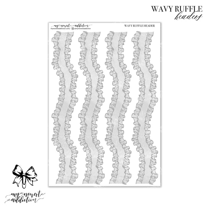 Wavy Ruffle | Headers