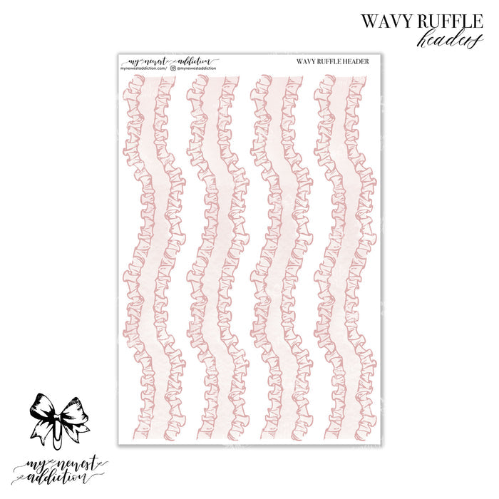 Wavy Ruffle | Headers