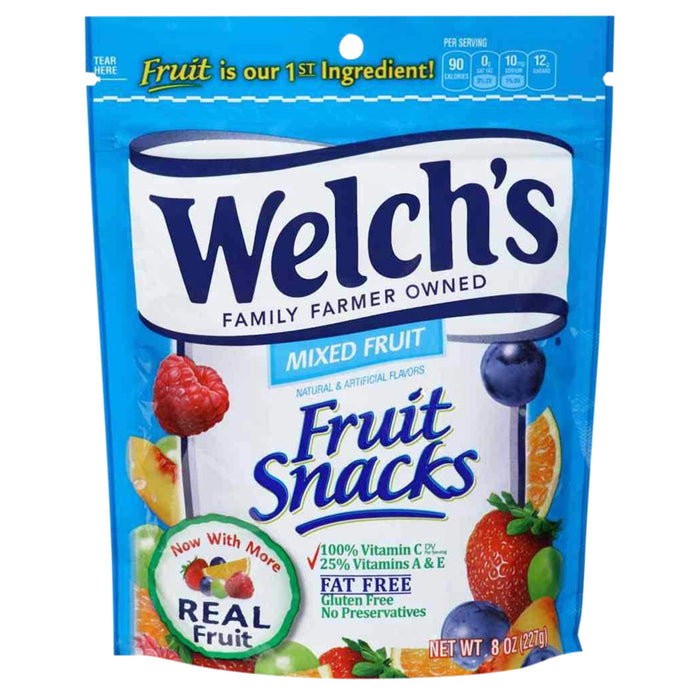 Welch's Mixed Fruit Gummy Candy - 9 Count