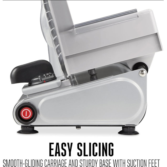 WESTON 61-0750-W Electric Meat Slicer - Factory serviced with Home Essentials warranty