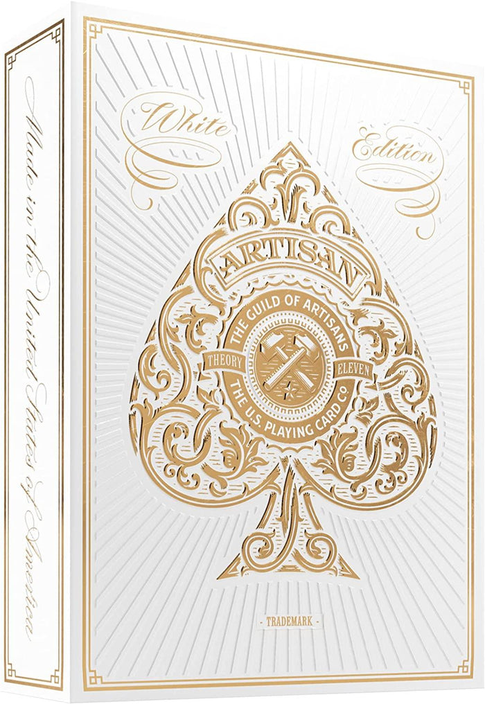 White Artisans Playing Cards by Theory11
