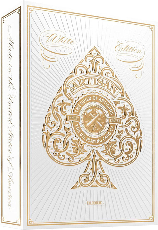 White Artisans Playing Cards by Theory11