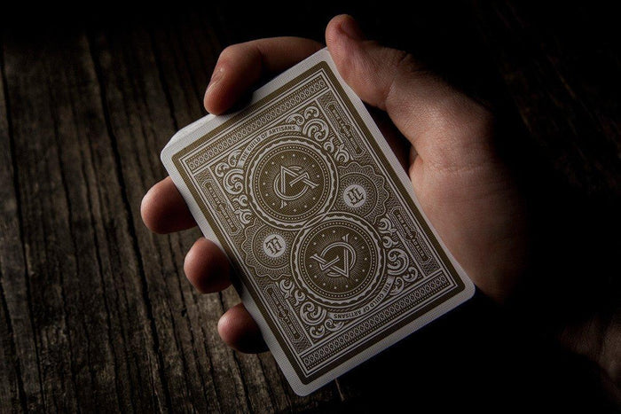 White Artisans Playing Cards by Theory11