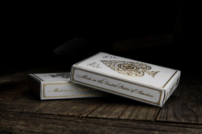 White Artisans Playing Cards by Theory11