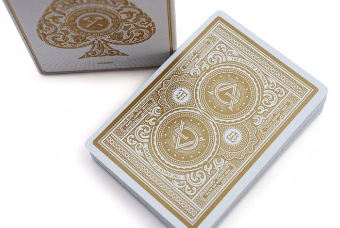 White Artisans Playing Cards by Theory11