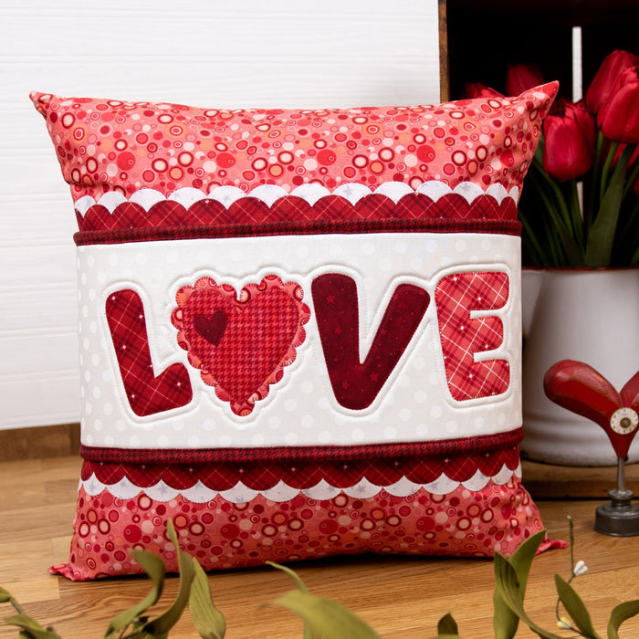 Whole Country Caboodle Love Pillow Wrap and Cover