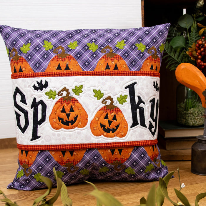 Whole Country Caboodle Spooky Pillow Wrap and Cover Fabric Kit