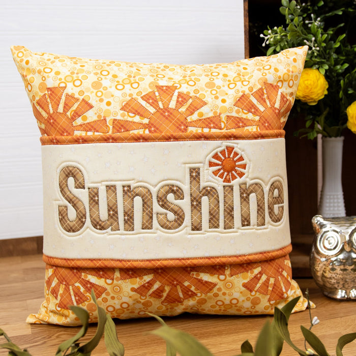 Whole Country Caboodle Sunshine Pillow Wrap and Cover