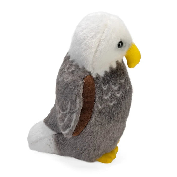 Wild Republic 5 Inch Audubon Birds Bald Eagle Plush with Authentic Bird Call