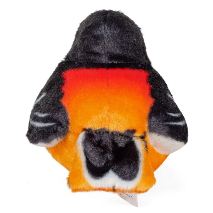 Wild Republic 5 Inch Audubon Birds Baltimore Oriole Plush with Authentic Bird Call