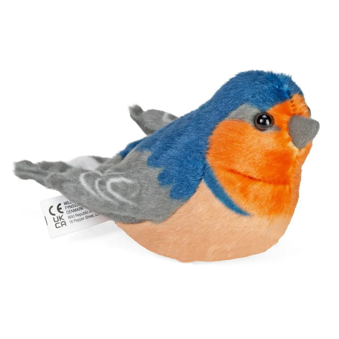 Wild Republic 5 Inch Audubon Birds Barn Swallow Plush with Authentic Bird Call