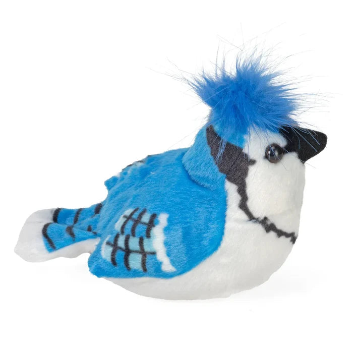 Wild Republic 5 Inch Audubon Birds Blue Jay Plush with Authentic Bird Call