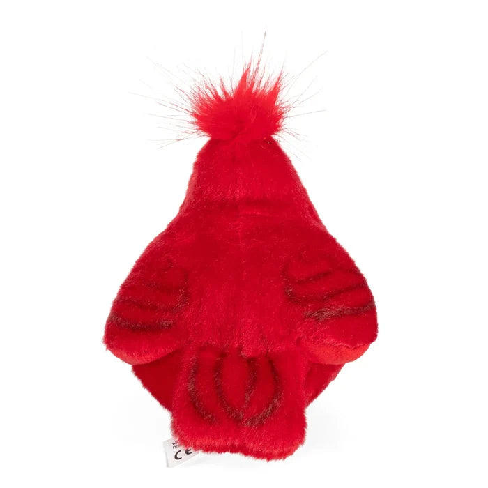 Wild Republic 5 Inch Audubon Birds Northern Cardinal Plush with Authentic Bird Call