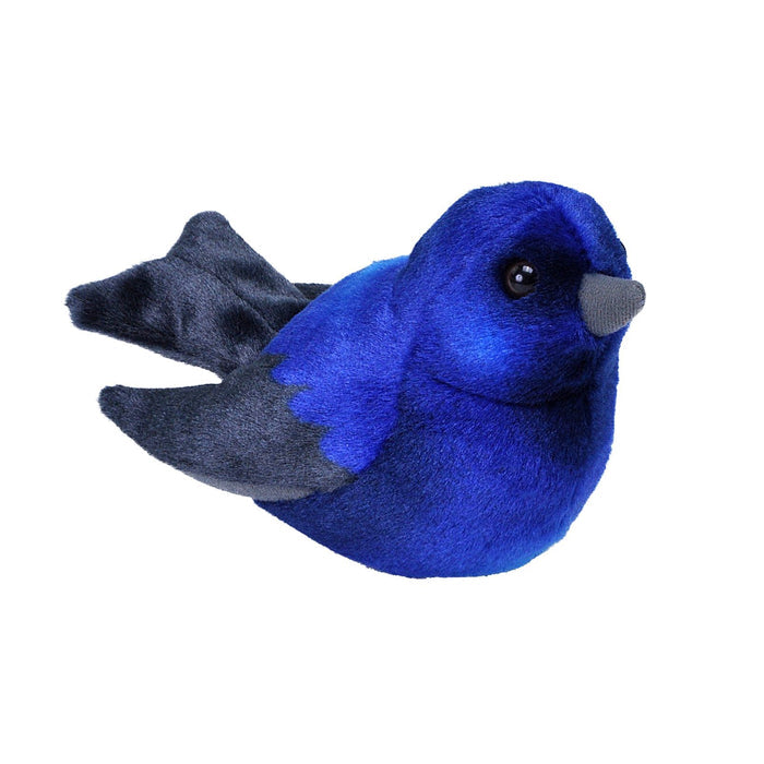 Wild Republic 5 Inch Audubon Birds Purple Martin Plush with Authentic Bird Call