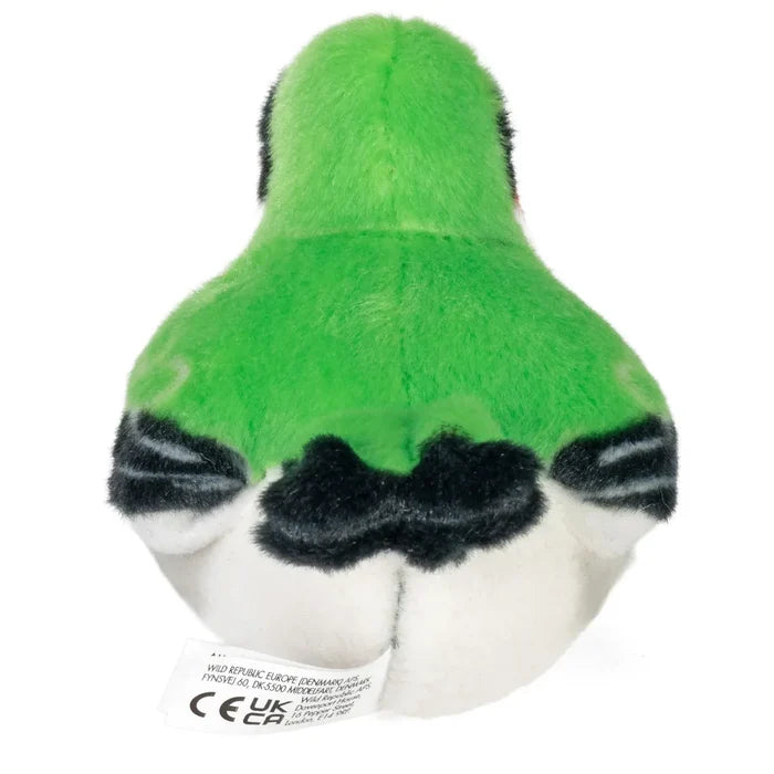 Wild Republic 5 Inch Audubon Birds Ruby Throated Hummingbird Plush with Authentic Bird Call