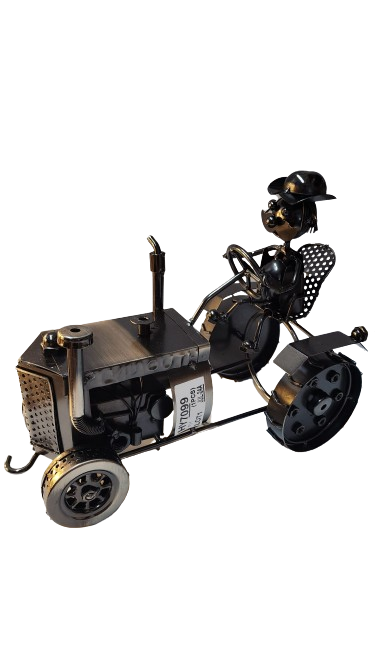 Wine Holder Metal Tractor Design