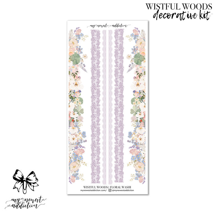 Floral Washi / Premium Matte