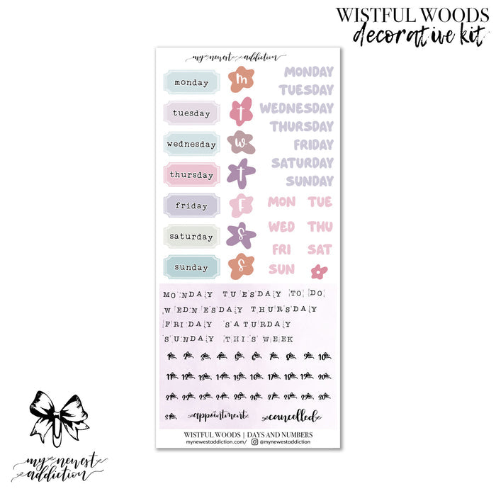 Days and Numbers / Premium Matte