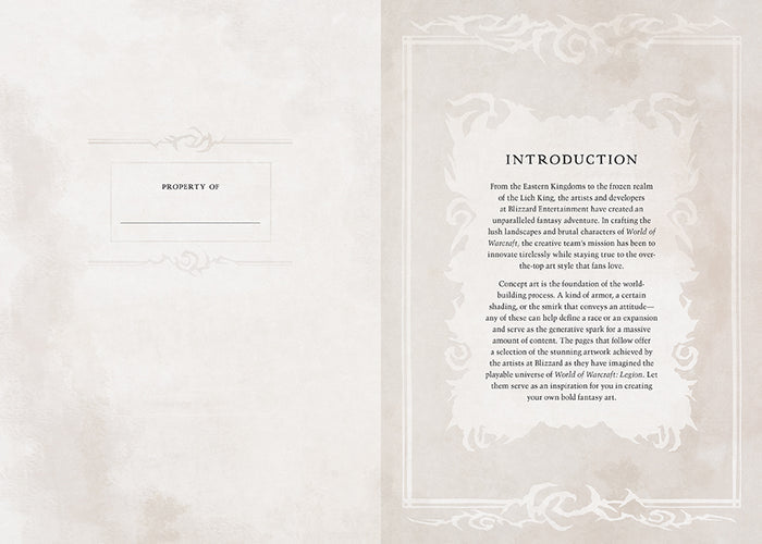 World of Warcraft: Legion Hardcover Blank Sketchbook