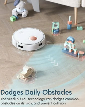 Yeedi Floor 3+ Wet & Dry White Colour Robot Vacuum Cleaner