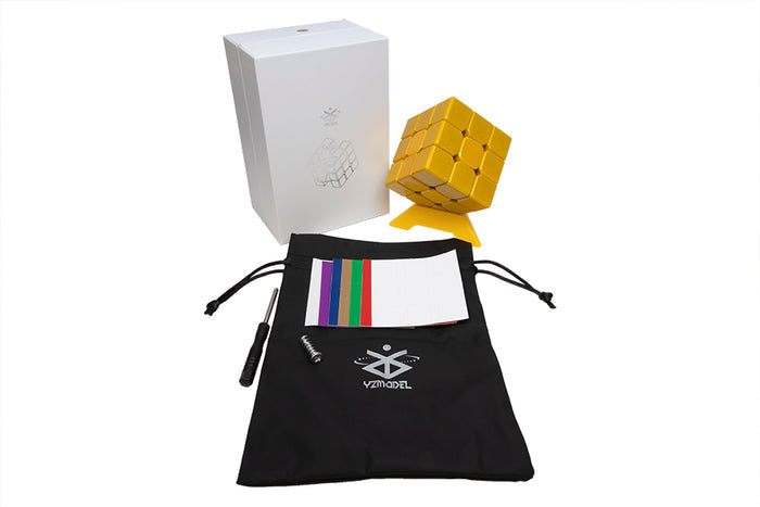 YZ Electroplated Metal Alloy 3x3 - Gold