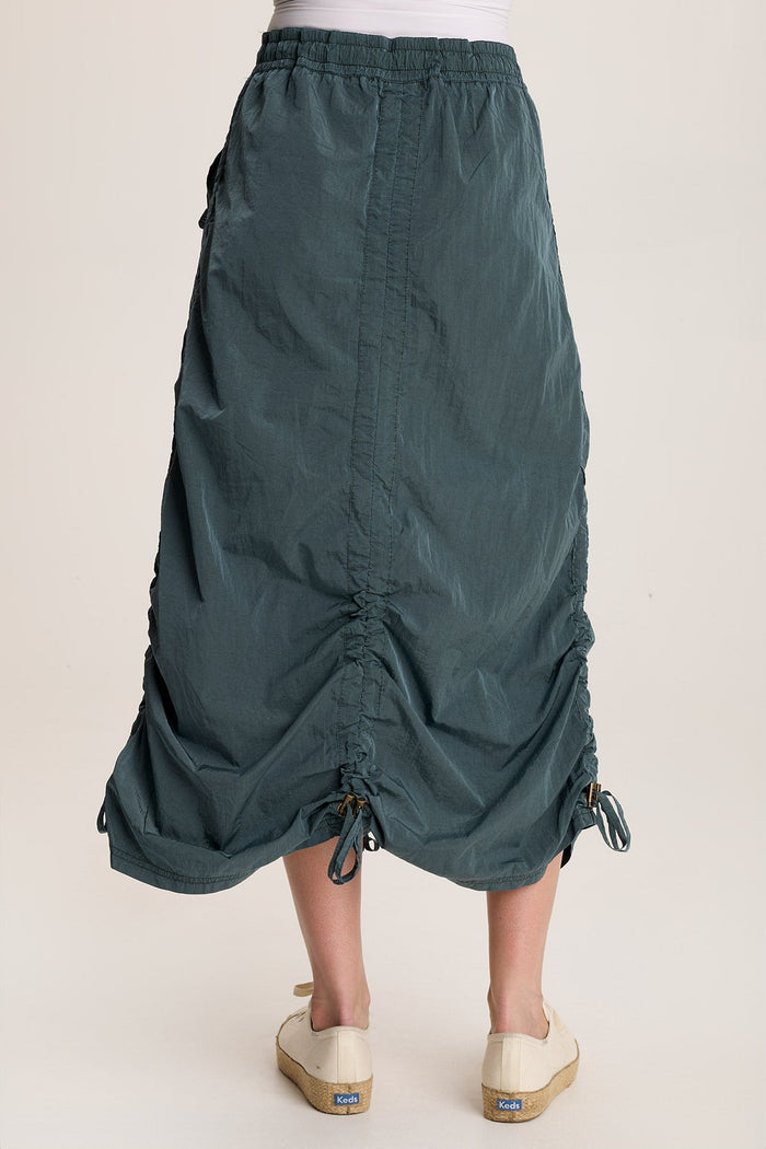 XCVI Zeno Ruched Sporty Cargo Skirt