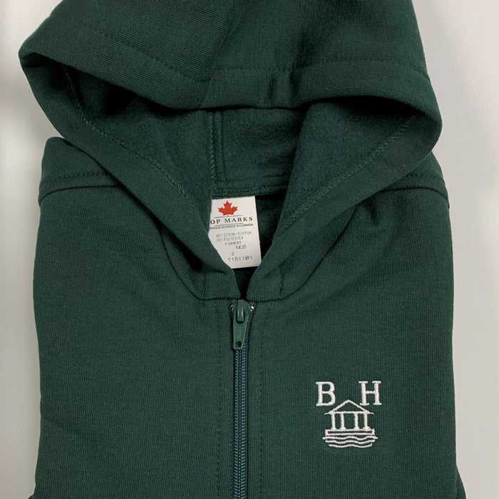Zip Up Hoodie - Green