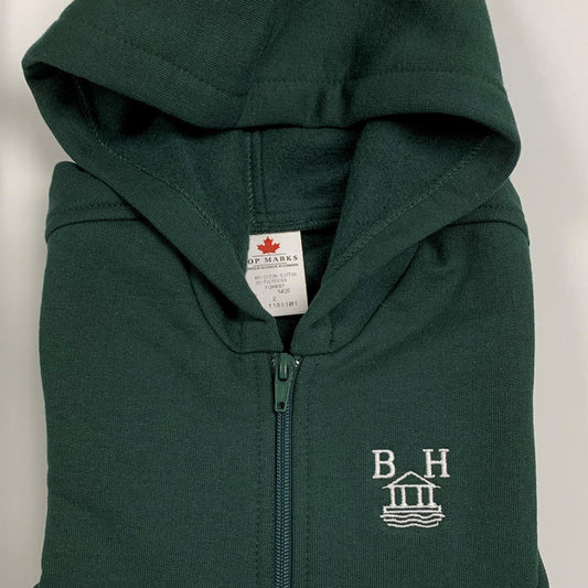 Zip Up Hoodie - Green